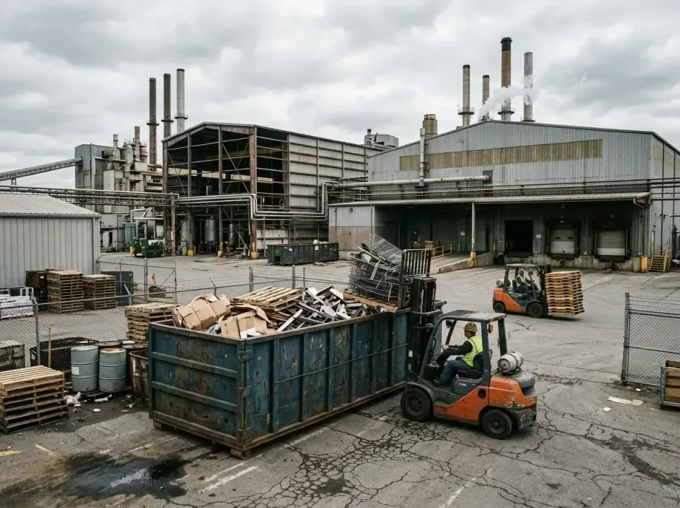 industrial-factory-scrap-conta-003 — frequently asked questions, Cheap Roll-off Dumpster Rentals in Fort Branch, IN